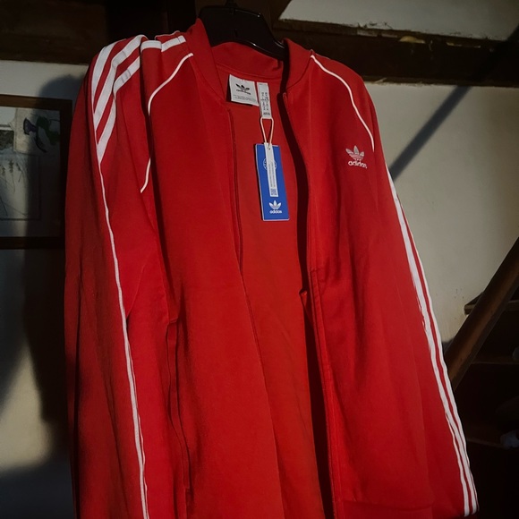 Adidas Bold Red Jacket - Picture 2 of 4